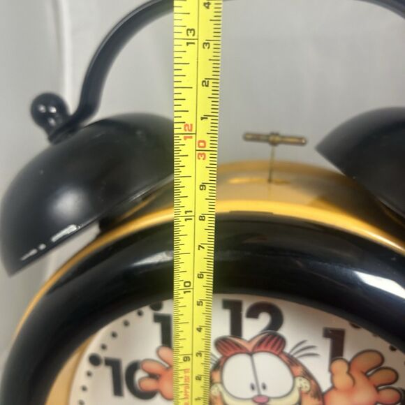 Vintage Garfield Alarm Clock 1978 Sunbeam 14” Windup Tested Working - Picture 9 of 9